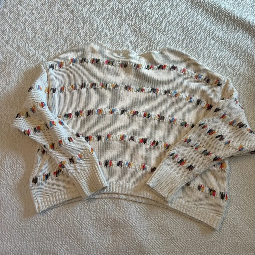 Loft White Sweater - Picture 3 of 3